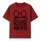 Book Nerd Glasses and Book Graphic Tee, Perfect for Book Lovers, Readers, and Literary Enthusiasts, Unisex Apparel - T-shirt 1758388404508.jpg