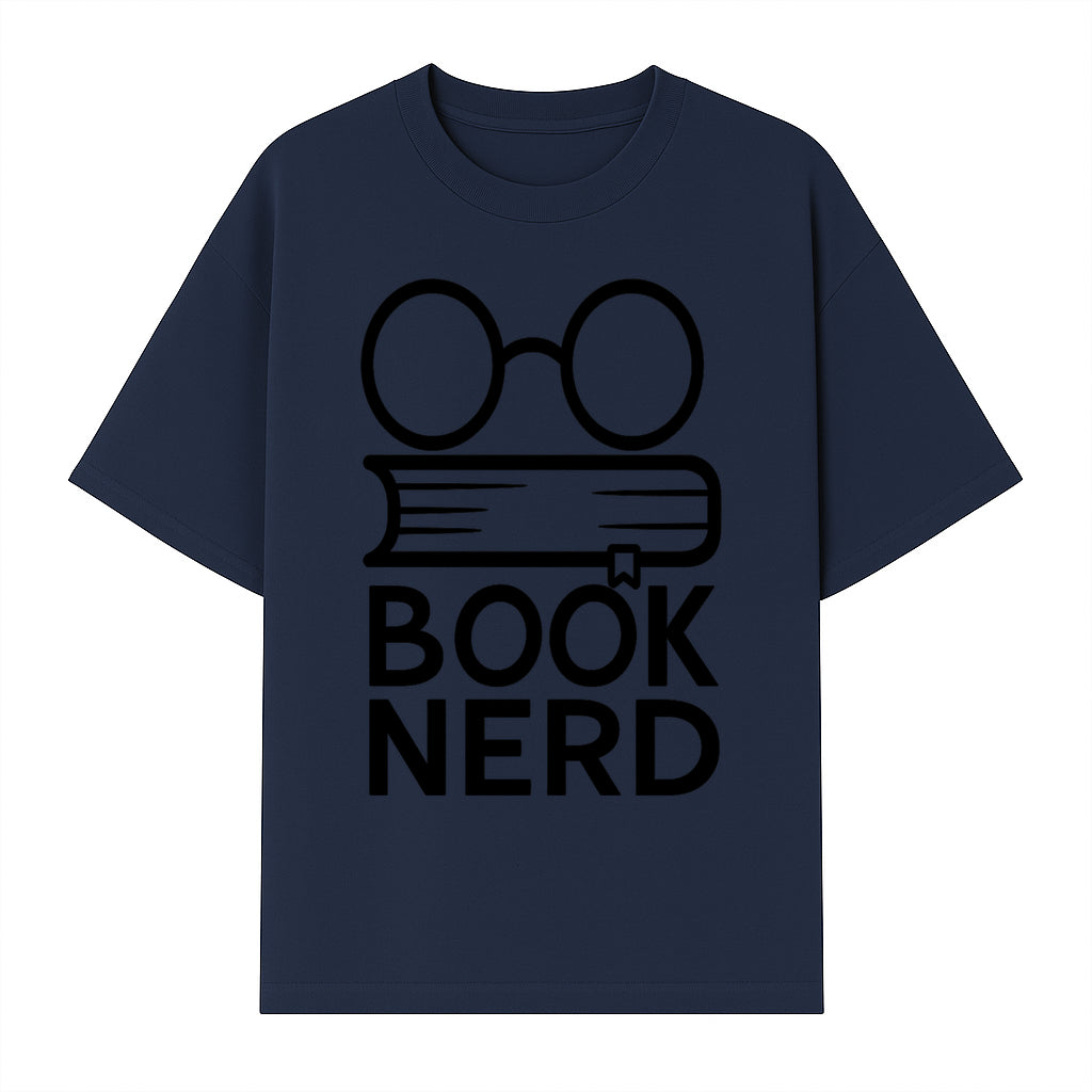 Book Nerd Glasses and Book Graphic Tee, Perfect for Book Lovers, Readers, and Literary Enthusiasts, Unisex Apparel - T-shirt 1758388404654.jpg