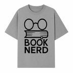 Book Nerd Glasses and Book Graphic Tee, Perfect for Book Lovers, Readers, and Literary Enthusiasts, Unisex Apparel - T-shirt 1758388404974.jpg