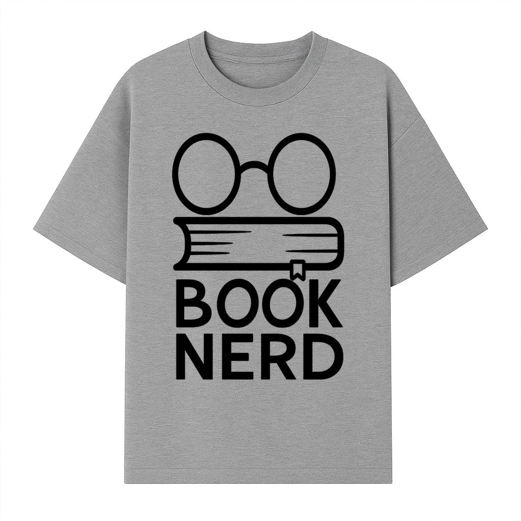 Book Nerd Glasses and Book Graphic Tee, Perfect for Book Lovers, Readers, and Literary Enthusiasts, Unisex Apparel - T-shirt 1758388404974.jpg