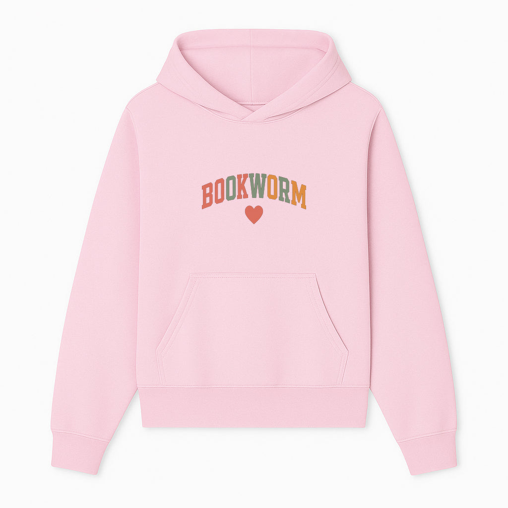 Bookworm Wall Art - Colorful Home Decor for Book Lovers - Reading Wall Sign - Literary Gift for Book Enthusiasts - Hoodie 1758388405069.jpg