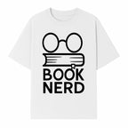 Book Nerd Glasses and Book Graphic Tee, Perfect for Book Lovers, Readers, and Literary Enthusiasts, Unisex Apparel - T-shirt 1758388405140.jpg