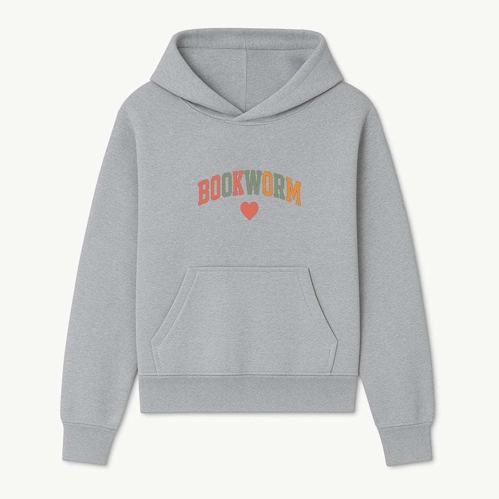 Bookworm Wall Art - Colorful Home Decor for Book Lovers - Reading Wall Sign - Literary Gift for Book Enthusiasts - Hoodie 1758388405649.jpg