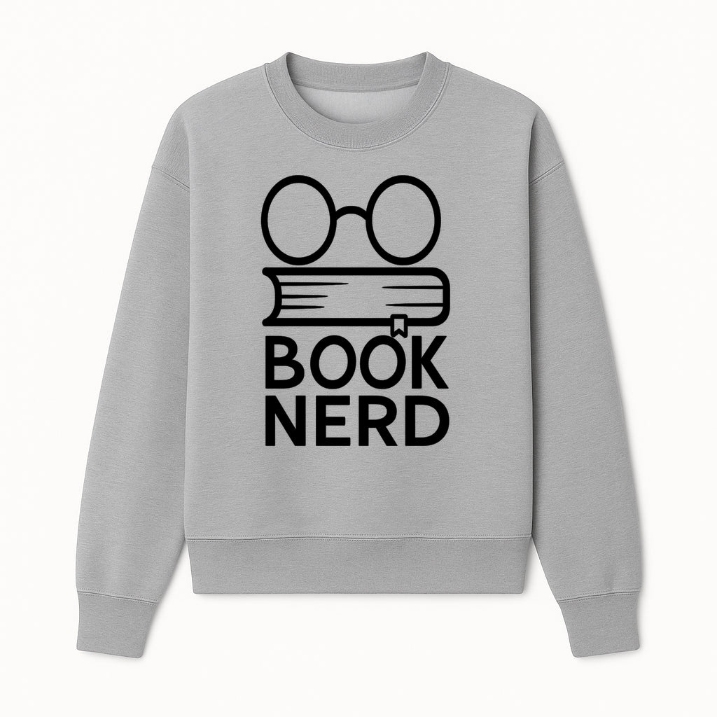 Book Nerd Glasses and Book Graphic Tee, Perfect for Book Lovers, Readers, and Literary Enthusiasts, Unisex Apparel - Sweatshirt 1758388406512.jpg