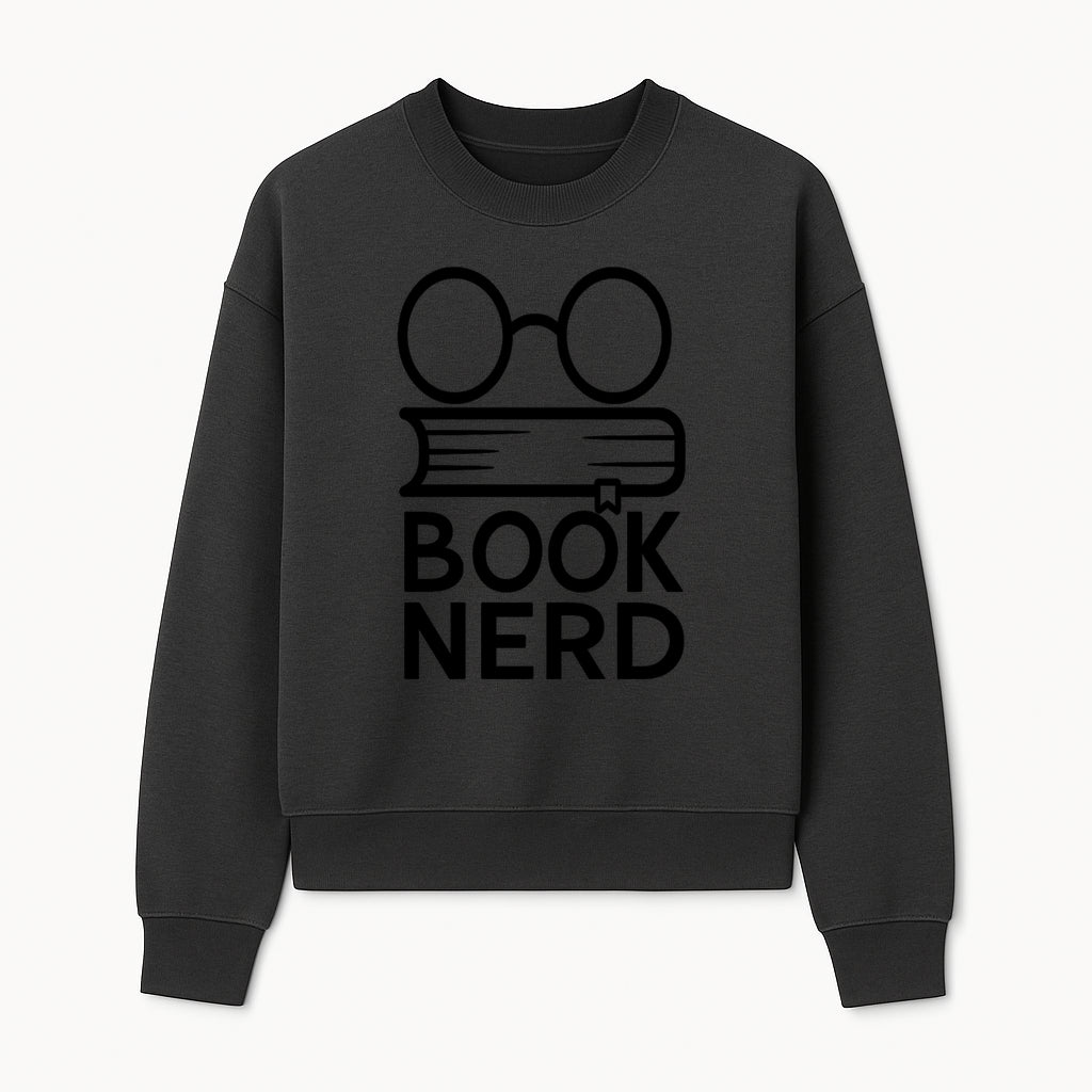 Book Nerd Glasses and Book Graphic Tee, Perfect for Book Lovers, Readers, and Literary Enthusiasts, Unisex Apparel - Sweatshirt 1758388406752.jpg