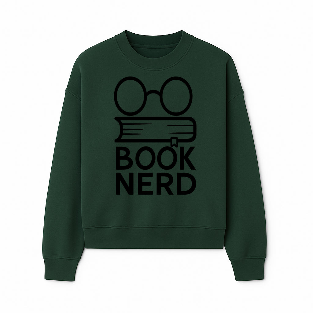 Book Nerd Glasses and Book Graphic Tee, Perfect for Book Lovers, Readers, and Literary Enthusiasts, Unisex Apparel - Sweatshirt 1758388406894.jpg