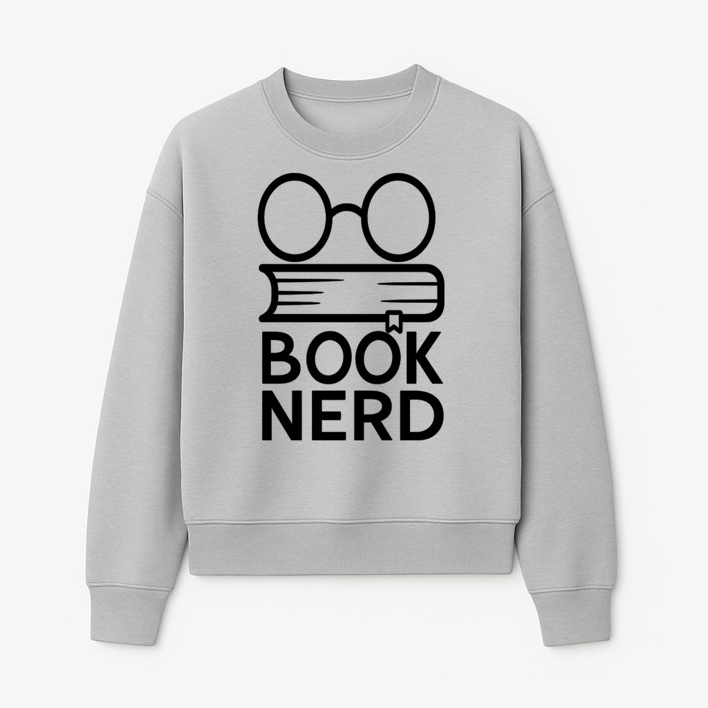 Book Nerd Glasses and Book Graphic Tee, Perfect for Book Lovers, Readers, and Literary Enthusiasts, Unisex Apparel - Sweatshirt 1758388407020.jpg