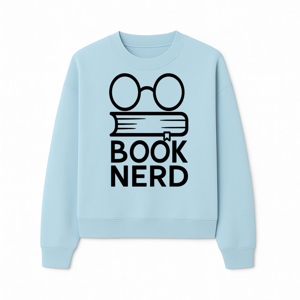 Book Nerd Glasses and Book Graphic Tee, Perfect for Book Lovers, Readers, and Literary Enthusiasts, Unisex Apparel - Sweatshirt 1758388407163.jpg
