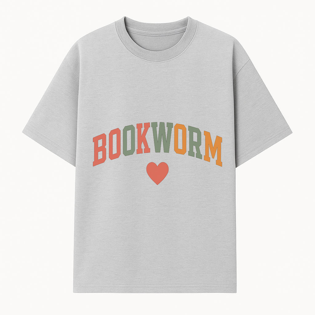 Bookworm Wall Art - Colorful Home Decor for Book Lovers - Reading Wall Sign - Literary Gift for Book Enthusiasts - T-shirt 1758388407165.jpg