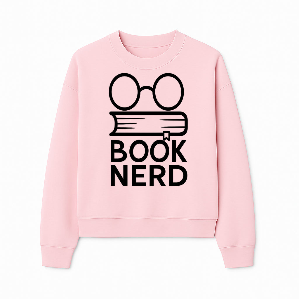 Book Nerd Glasses and Book Graphic Tee, Perfect for Book Lovers, Readers, and Literary Enthusiasts, Unisex Apparel - Sweatshirt 1758388407317.jpg
