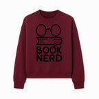 Book Nerd Glasses and Book Graphic Tee, Perfect for Book Lovers, Readers, and Literary Enthusiasts, Unisex Apparel - Sweatshirt 1758388407468.jpg