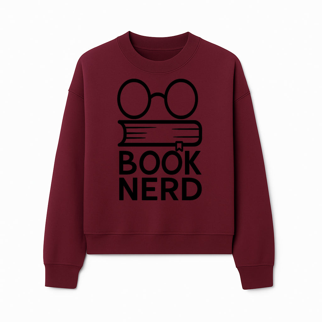 Book Nerd Glasses and Book Graphic Tee, Perfect for Book Lovers, Readers, and Literary Enthusiasts, Unisex Apparel - Sweatshirt 1758388407468.jpg