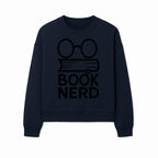 Book Nerd Glasses and Book Graphic Tee, Perfect for Book Lovers, Readers, and Literary Enthusiasts, Unisex Apparel - Sweatshirt 1758388407645.jpg