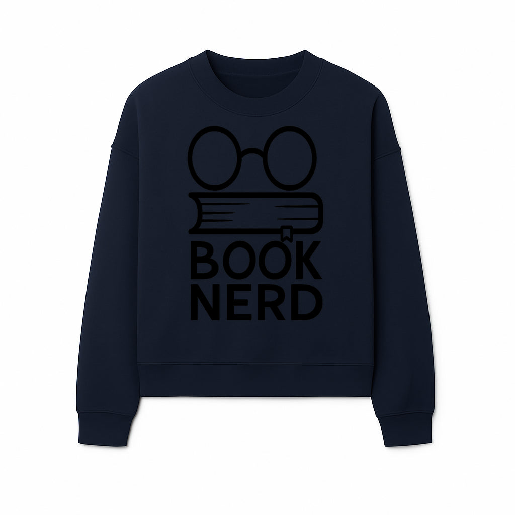 Book Nerd Glasses and Book Graphic Tee, Perfect for Book Lovers, Readers, and Literary Enthusiasts, Unisex Apparel - Sweatshirt 1758388407645.jpg