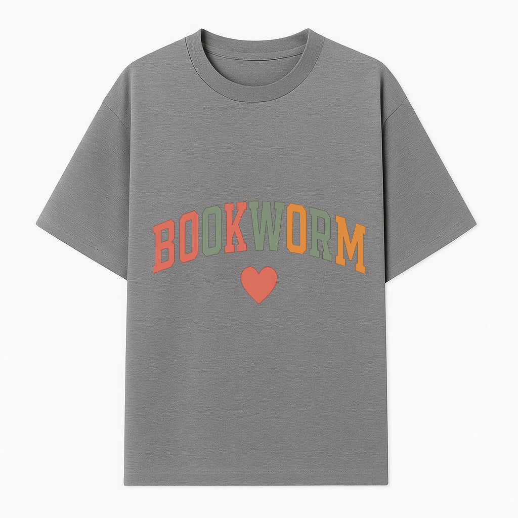 Bookworm Wall Art - Colorful Home Decor for Book Lovers - Reading Wall Sign - Literary Gift for Book Enthusiasts - T-shirt 1758388407717.jpg