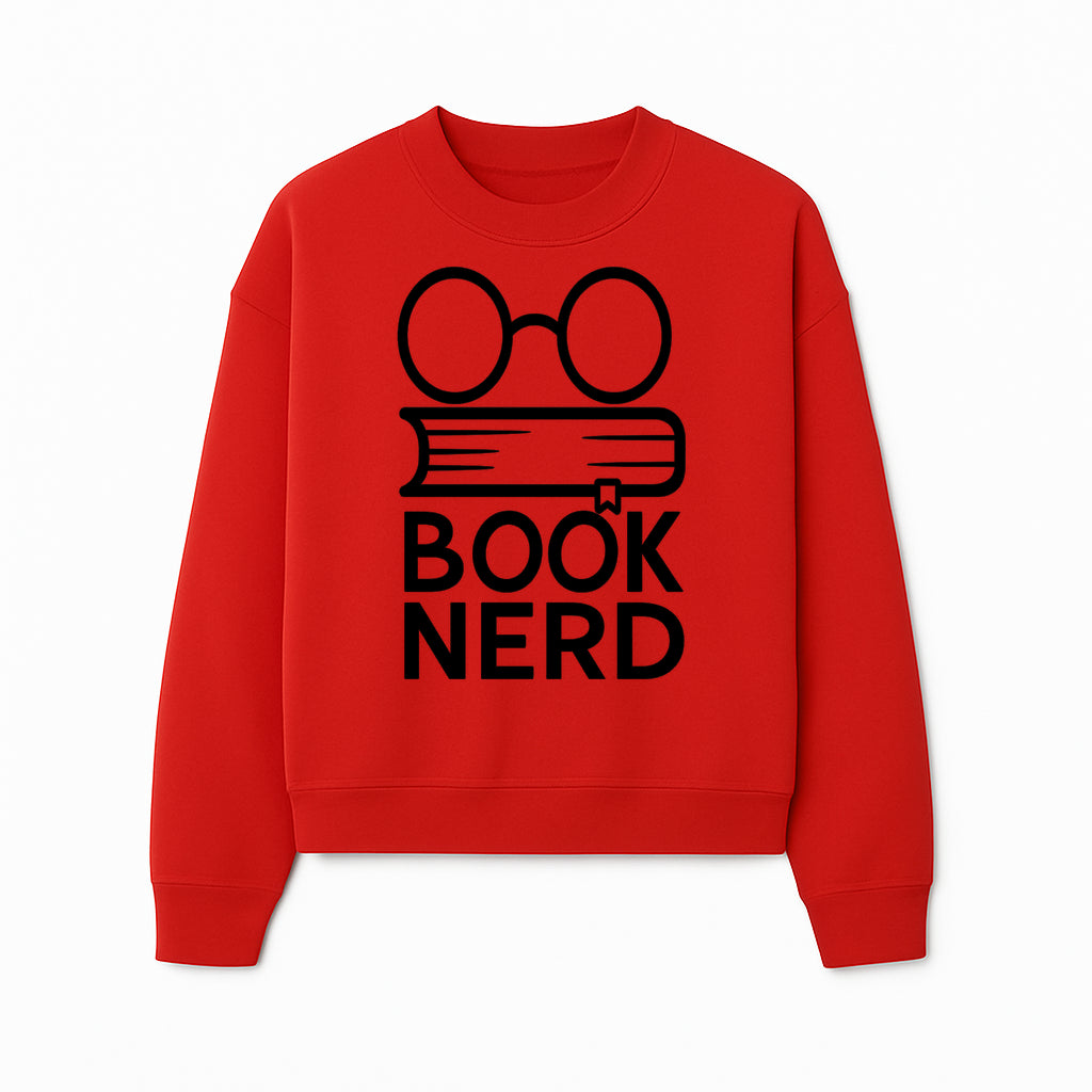 Book Nerd Glasses and Book Graphic Tee, Perfect for Book Lovers, Readers, and Literary Enthusiasts, Unisex Apparel - Sweatshirt 1758388407779.jpg