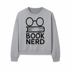 Book Nerd Glasses and Book Graphic Tee, Perfect for Book Lovers, Readers, and Literary Enthusiasts, Unisex Apparel - Sweatshirt 1758388407907.jpg