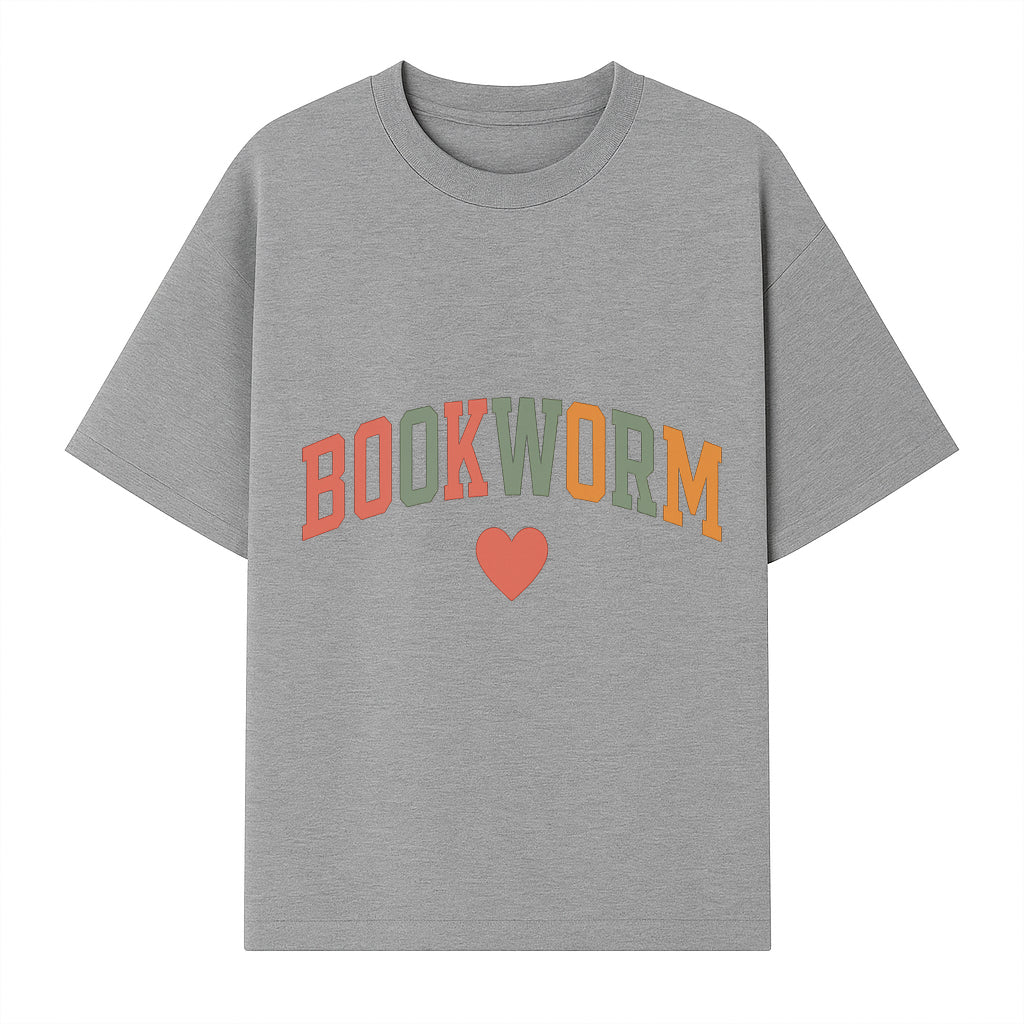 Bookworm Wall Art - Colorful Home Decor for Book Lovers - Reading Wall Sign - Literary Gift for Book Enthusiasts - T-shirt 1758388408591.jpg