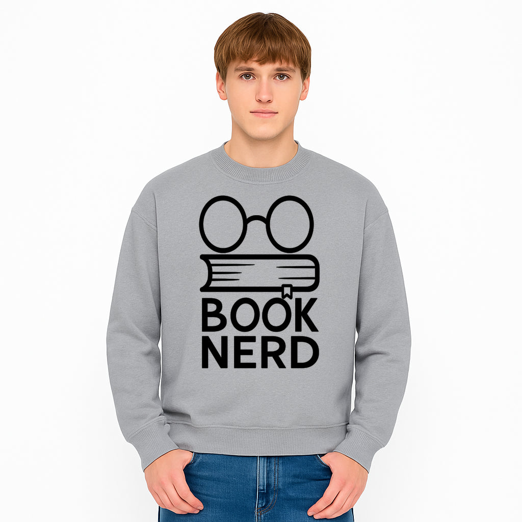 Book Nerd Glasses and Book Graphic Tee, Perfect for Book Lovers, Readers, and Literary Enthusiasts, Unisex Apparel - Sweatshirt 1758388409195.jpg
