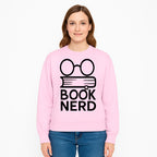 Book Nerd Glasses and Book Graphic Tee, Perfect for Book Lovers, Readers, and Literary Enthusiasts, Unisex Apparel - Sweatshirt 1758388409344.jpg