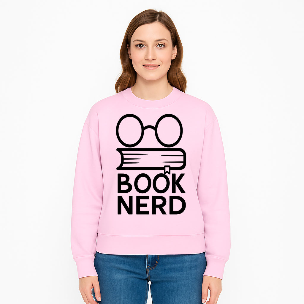 Book Nerd Glasses and Book Graphic Tee, Perfect for Book Lovers, Readers, and Literary Enthusiasts, Unisex Apparel - Sweatshirt 1758388409344.jpg