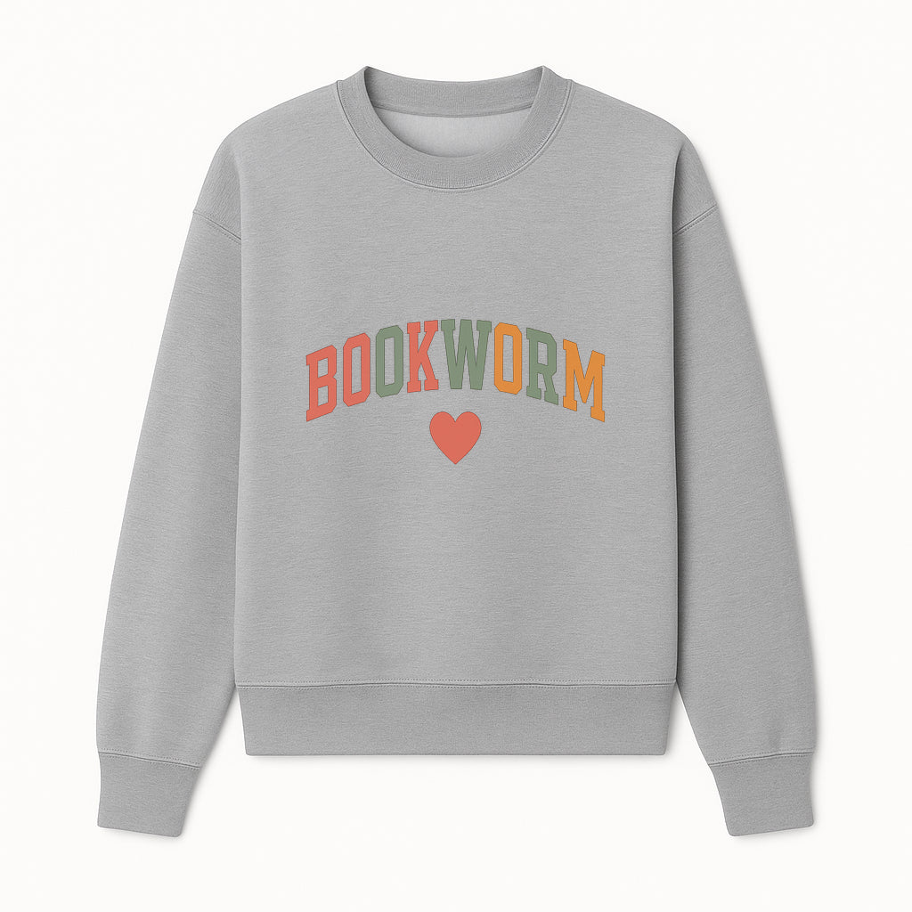 Bookworm Wall Art - Colorful Home Decor for Book Lovers - Reading Wall Sign - Literary Gift for Book Enthusiasts - Sweatshirt 1758388410222.jpg
