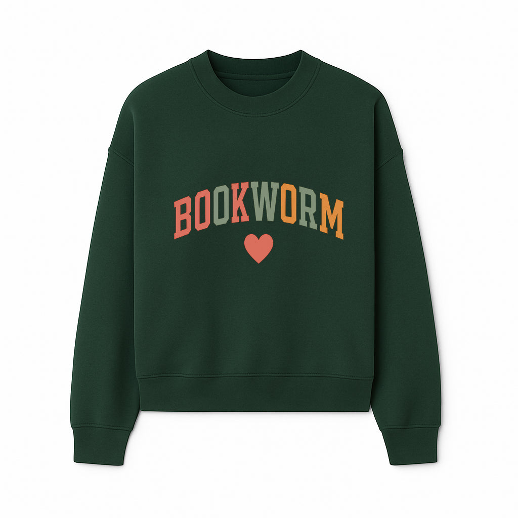 Bookworm Wall Art - Colorful Home Decor for Book Lovers - Reading Wall Sign - Literary Gift for Book Enthusiasts - Sweatshirt 1758388410674.jpg