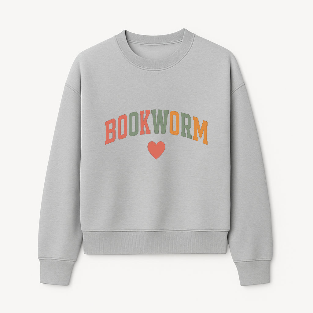 Bookworm Wall Art - Colorful Home Decor for Book Lovers - Reading Wall Sign - Literary Gift for Book Enthusiasts - Sweatshirt 1758388410810.jpg
