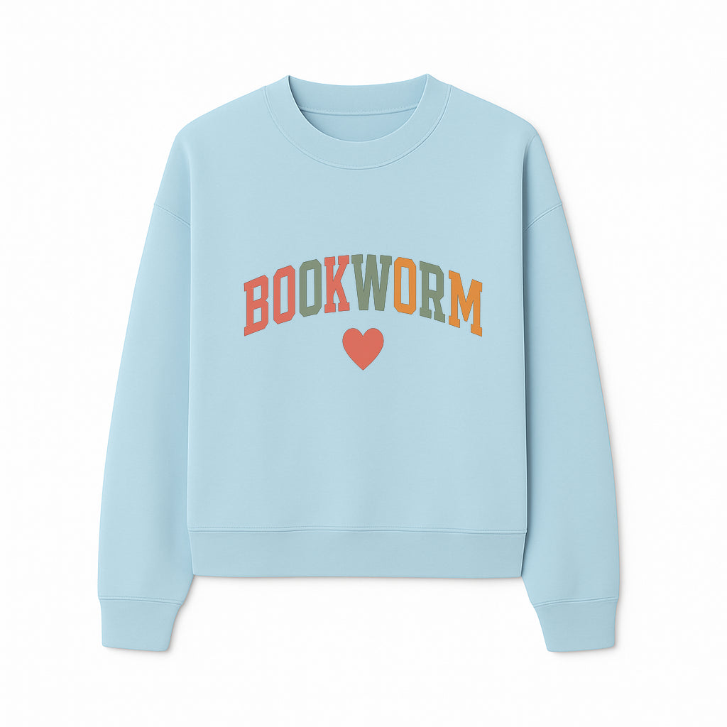 Bookworm Wall Art - Colorful Home Decor for Book Lovers - Reading Wall Sign - Literary Gift for Book Enthusiasts - Sweatshirt 1758388410928.jpg