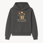 Books Are Life Motivational Wall Art | Floral Book Stack Decor | Literary Quote Home Decor | Reading Enthusiast Gift - Hoodie 1758388411051.jpg
