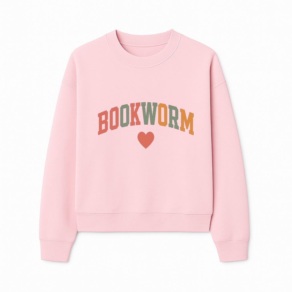 Bookworm Wall Art - Colorful Home Decor for Book Lovers - Reading Wall Sign - Literary Gift for Book Enthusiasts - Sweatshirt 1758388411062.jpg