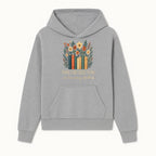 Books Are Life Motivational Wall Art | Floral Book Stack Decor | Literary Quote Home Decor | Reading Enthusiast Gift - Hoodie 1758388411325.jpg
