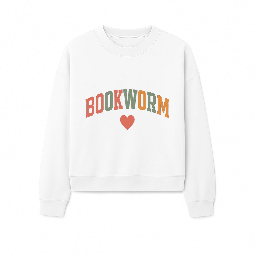 Bookworm Wall Art - Colorful Home Decor for Book Lovers - Reading Wall Sign - Literary Gift for Book Enthusiasts - Sweatshirt 1758388411809.jpg