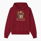 Books Are Life Motivational Wall Art | Floral Book Stack Decor | Literary Quote Home Decor | Reading Enthusiast Gift - Hoodie 1758388411824.jpg