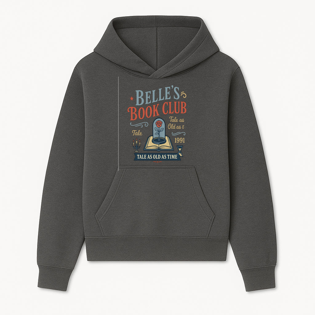 Belle's Book Club Vintage Design, Tale as Old as Time 1991, Decorative Wall Art, Literary Gifts, Fairy Tale Decor, Reading Lovers - Hoodie 1758388412741.jpg