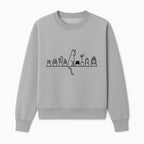 Cat and Cactus Wall Art, Minimalist Plant Decor, Line Drawing Home Decor, Cactus Shelf Art, Modern Cat Lover Gift, Botanical Wall Art - Sweatshirt 1758473791048.jpg