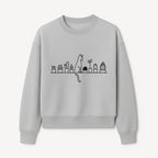 Cat and Cactus Wall Art, Minimalist Plant Decor, Line Drawing Home Decor, Cactus Shelf Art, Modern Cat Lover Gift, Botanical Wall Art - Sweatshirt 1758473791537.jpg