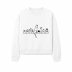 Cat and Cactus Wall Art, Minimalist Plant Decor, Line Drawing Home Decor, Cactus Shelf Art, Modern Cat Lover Gift, Botanical Wall Art - Sweatshirt 1758473792491.jpg