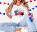 Charlie Kirk Shirt Turning Point Flag Cross Crewneck Sweatshirt Political Statement Tee Patriotic Protest Top We Are All Charlie Kirk 1758508088689.jpg
