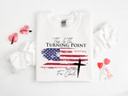 Charlie Kirk Shirt Turning Point Flag Cross Crewneck Sweatshirt Political Statement Tee Patriotic Protest Top We Are All Charlie Kirk 1758508101401.jpg