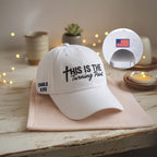 Charlie Kirk This Is The Turning Point Embroidered Hat Custom Dad Cap Patriotic Hat Political Statement Activist Hat Pray For Charlie 1758512309451.jpg