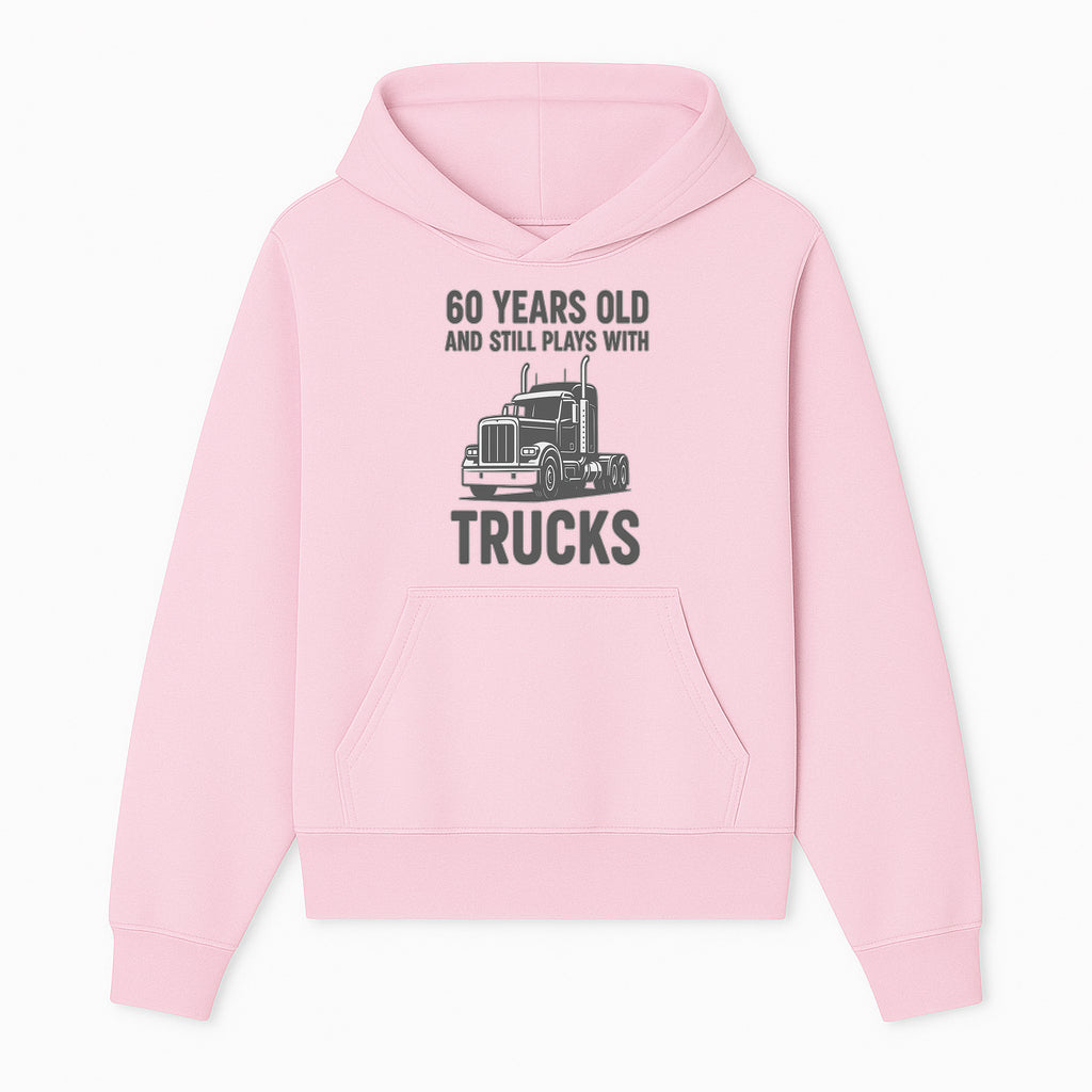 60th Birthday Truck Lover Shirt - Still Plays with Trucks - Vintage Humor Gift for Men - Hoodie 1758556395665.jpg