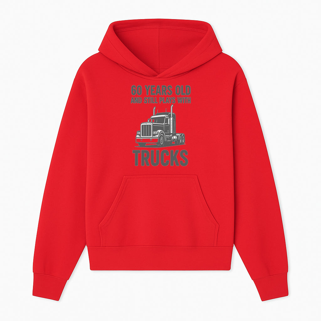 60th Birthday Truck Lover Shirt - Still Plays with Trucks - Vintage Humor Gift for Men - Hoodie 1758556396071.jpg