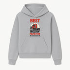 Best Truckin' Papa Ever T-Shirt | Gift for Truck Drivers | Father's Day Apparel | Red Truck Graphic Tee - Hoodie 1758556402585.jpg