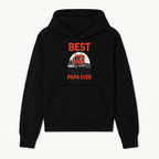 Best Truckin' Papa Ever T-Shirt | Gift for Truck Drivers | Father's Day Apparel | Red Truck Graphic Tee - Hoodie 1758556402718.jpg