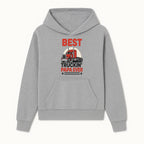 Best Truckin' Papa Ever T-Shirt | Gift for Truck Drivers | Father's Day Apparel | Red Truck Graphic Tee - Hoodie 1758556403165.jpg