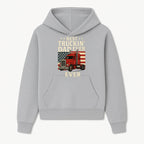 Best Truckin' Dad Ever Retro American Flag T-Shirt, Truck Driver Gift Tee, Father's Day Apparel for Dad - Hoodie 1758556403887.jpg