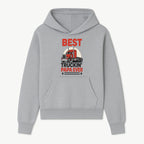 Best Truckin' Papa Ever T-Shirt | Gift for Truck Drivers | Father's Day Apparel | Red Truck Graphic Tee - Hoodie 1758556403947.jpg
