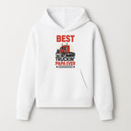Best Truckin' Papa Ever T-Shirt | Gift for Truck Drivers | Father's Day Apparel | Red Truck Graphic Tee - Hoodie 1758556404051.jpg