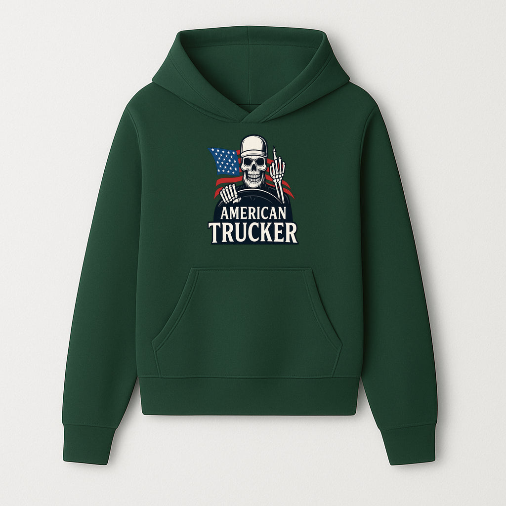 American Trucker Skeleton Graphic Tee - Bold Skull Design with Flag Print for Truck Drivers and Cycling Enthusiasts - Hoodie 1758556404478.jpg